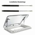 thumbnail image 2 of 2-Pack Gas Struts for Dometic Seitz Heki Caravan Hatch Skylight Replacement Parts, 2 of 4
