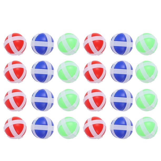 24pcs Funny Kids Sticky Ball Toys Chic Succión Bola Juguetes Niños Lanzando Juguetes