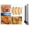 thumbnail image 4 of Tubos de Cannoli de acero inoxidable, moldes de Cannoli antiadherentes para bricolaje, juego de 16 en forma diagonal, 4 of 7