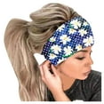thumbnail image 2 of WCJM Headbands for Women Non Slip - Stylish Sports Hair Bands for Women's Hair - Soft Cotton Cloth Stretchy Headbands for Women for Yoga Outdoor Exercise Running, 2 of 3