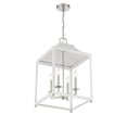 thumbnail image 3 of Trade Winds Gianna 4-Light Pendant in White with Polished Nickel, 3 of 6