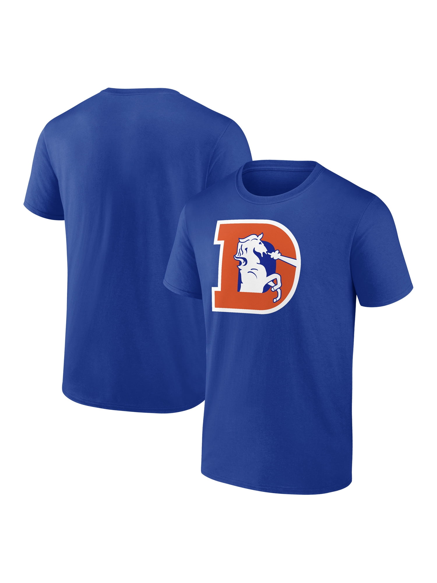 NFL Denver Broncos Men's Cotton Blue Short Sleeve T-Shirt