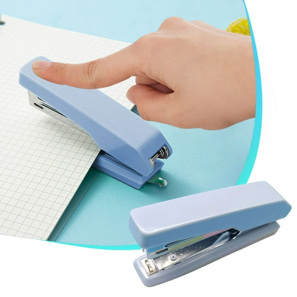 Xihbxyly Grapadora Macaron, Diseño Compacto y Fácil de Presionar, Tamaño Mini Ligero, Modos de Grapado Versátiles, Organización y Encuadernación de Papel, Uso En Oficina y Escuela, Se Requiere Grapa