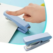 Aodebiao Student Desktop Staplers Metal Desktop Stapler with50 Staples 15 Sheet Capacity Stapler and Staples Cute Office Stapler Macaron Color Desk Stapler for Home School Office Supplies