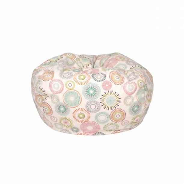 Beige Cotton Bean Bag, Small
