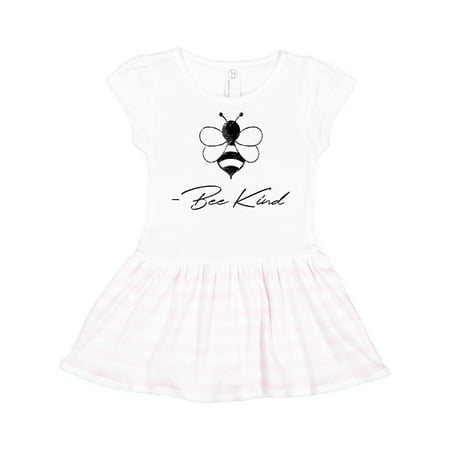 

Inktastic Bee Kind Cute Bee Gift Toddler Girl Dress