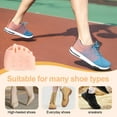 thumbnail image 6 of 4 Pairs  Silicone Toe Separators for Women,  Bunion Corrector Breathable and Soft,  Toe Separators for Women and Men (4 Pairs*Beige), 6 of 7