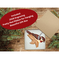 thumbnail image 6 of 2026 Chickadee Intarsia Style Two-Tone Handcrafted Wood Ornament Ornament - Intarsia Design - Comes in A Gift Bag So It's Ready for Giving, 6 of 8