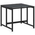 thumbnail image 3 of vidaXL 17 Piece Garden Dining Set Black Textilene, 3 of 5
