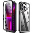 thumbnail image 1 of Redpepper Conçu pour iPhone 13 Pro Max Étui, Étui de Protection 360° avec Protecteur d'Écran Intégré, Étui Anti-Rayures pour iPhone 13 Pro Max (Noir) Noir, 1 of 7
