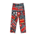 thumbnail image 4 of Fotbe Fire Sign Men's Pajama Pants,Sleepwear Pants,Pj Bottoms Drawstring And Pockets-XX-Large, 4 of 9