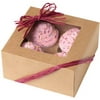 Bulk Buy: Wilton (3-Pack) Cupcake Boxes 4 Cavity Kraft 3/Pkg W4150953