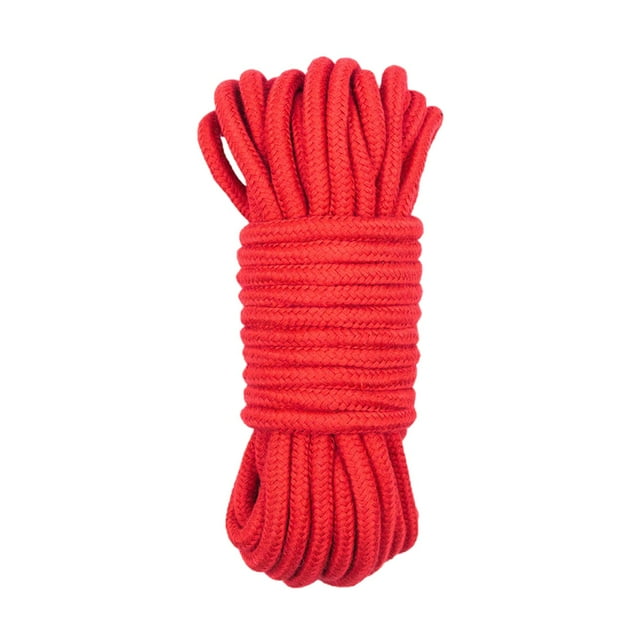 Almencla Corde à Linge de Camping Corde de Fixation Paracorde pour Randonnée Jardinage Arrière-Cour 5m Rouge