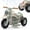 Cream, variant on EastVita Kids Motorcycle with Bubble Function 6V 22W Battery Powered Ride on Motorbike Toy 3 Wheels Electric Car for Kids 3+ Boys Girls Green