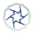 thumbnail image 2 of Bicycle 160/180mm Stainless Rotors Disc Bike Brake for Rotor Blue 160, 2 of 9