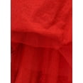 thumbnail image 6 of Mufeng Women's Christmas Candy Cane Costume Sparkly Dress with Hat Xmas Party Santa Claus Outfits Red L, 6 of 7