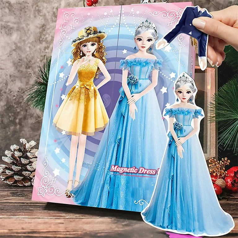  TTEDMO Magnetic Dress Up Dolls, Magnetic Paper Dolls, Magnetic Doll  Dress Up Kits, Magnetic Princess Dress Up Paper Doll, Magnetic Dress Up  Dolls for Girls Ages 4-7 (A) : Toys 