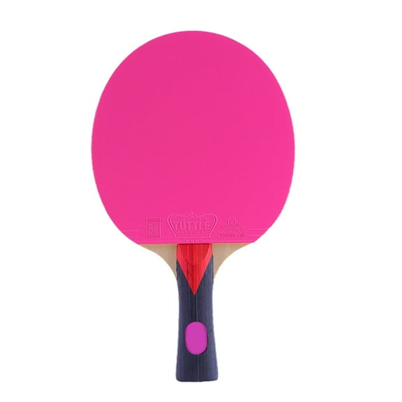 Strong Control Table Tennis Racket 7 Ply Wood Bat Fl Long Handl Colorful