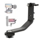 thumbnail image 3 of Monitores DSLR Cámara Video Monitores Brazo Zapata Montaje L Soporte Para F5 F6 F6S S55 FW567 FW568, 3 of 7