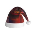 thumbnail image 7 of Lsque Chucky Print Santa Hat Christmas Hat Funny Christmas Hat Christmas Knitted Beanie Hat For Men Women Adult, 7 of 7