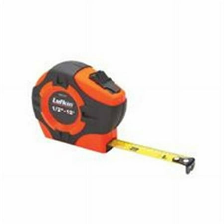 UPC: 0037103307125 | Cresent Lufkin PHV1012N Tape Measure 12 ft L x 1/2 in W Blade Steel Blade Orange