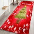 thumbnail image 6 of Xmas Home Decor Snowman Christmas Tree Rug Carpet Bathroom Floor Mat Dining Room, 6 of 6