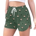thumbnail image 2 of FORMRS Womens Swim Shorts Mesh Liner Quick Dry Casual Beach Board Bottom with Pockets, Sizes S-2XL, Christmas Forest, 2 of 9