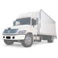 thumbnail image 2 of KOZAK Painted White Steel Bumper Compatible with Hino 238 258 268 338 2005+ Includes 2x Rear View Mirrors, 2 of 9