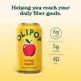 thumbnail image 3 of OLIPOP 6g Fiber Prebiotic Soda, Crisp Apple, 12 fl oz, 4 Pack, Shelf Stable, 3 of 5
