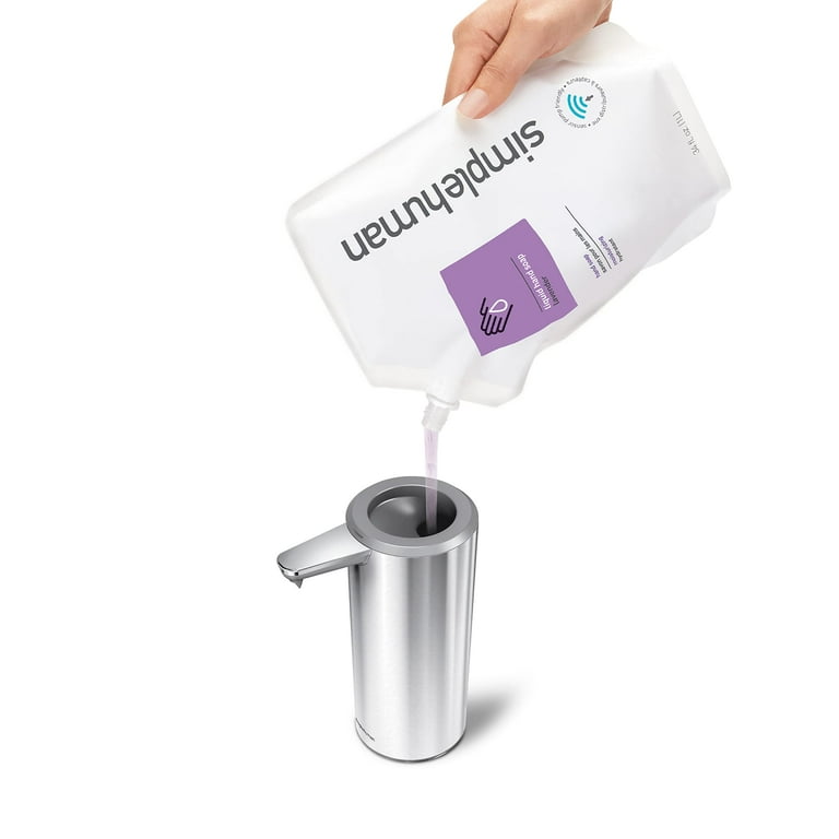 simplehuman 9 oz. Touch-Free Sensor Soap Pump, Rechargeable
