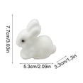 thumbnail image 3 of Easter Bunny Flocking Foam Rabbit Decoration – Colorful Miniature Ornament for Wreaths, Flower Arrangements & Easter Party Decor, 3 of 6