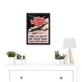 thumbnail image 2 of Vintage Ad Military Air Force Bomber Flag USA WW2 War A4 Artwork Framed Wall Art Print, 2 of 4