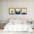 thumbnail image 3 of Cartoon Animal Canvas Print Painting Landscape Scenery Unframed Wall Art Pictures for Nursery Baby Bedroom 6 Pieces Cat Owl Abstraction Artwork with Moon Wall Decor, 3 of 7