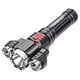 thumbnail image 2 of Linterna LED | USB recargable 1200mAh | 3 modos Fuerte/Medio/Flash | Mini luz de trabajo portátil resistente ABS | Rotación de 360° | Para acampar, andar en bicicleta, hogar, emergencia, al aire, 2 of 8