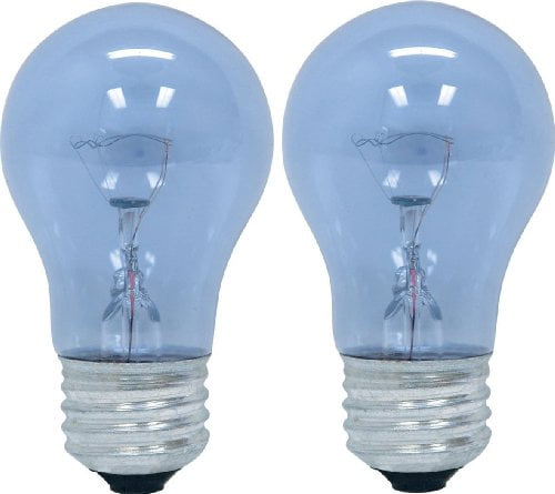 GE Lighting 48706 40-Watt Reveal A15 Appliance Bulb, 2-Card