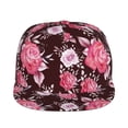 thumbnail image 2 of Haiem Rose Flowers Classic Snapback Cap Flat Bill Hat Baseball Cap Adjustable Size Cotton Dad Hat, 2 of 9