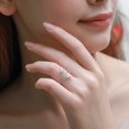 thumbnail image 4 of Guardurnaity Anillo de cristal para mujer, joyería para nudillos, diamantes de imitación a la moda, decoración de mano curvada exquisita, fiesta de Ropa, zapatos y accesorios Miscelánea talla 8 Guardurnaity AP017313-03, 4 of 6