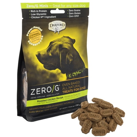 UPC: 0064863174254 | Darford ZERO/G MINI Roasted Chicken dog treats 6 oz.