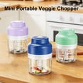 thumbnail image 2 of Household Electric Garlic Crusher, Rechargeable Mini Food Chopper with USB Cable, One-Touch Operation, Compact Kitchen Chopper for Garlic, Onion and Vegetables, 2 of 7