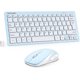 thumbnail image 1 of TECKNET Wireless Keyboard and  Combo, Mini Cordless Computer Keyboard and  Set 2.4GHz, Silent Adjustable 1600 DPI, Quiet Click, Lag-Free for Computer, Laptop, PC, Windows, , Chrome OS, 1 of 8