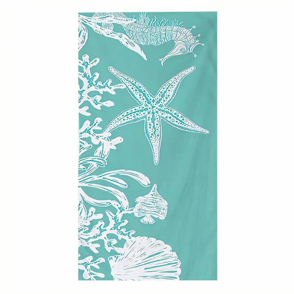 AUQ Beach Towels,Compact Lightness Large Beach Towel,Gentle Fiber Layer Boys Beach Towel,Style1,62"x31"