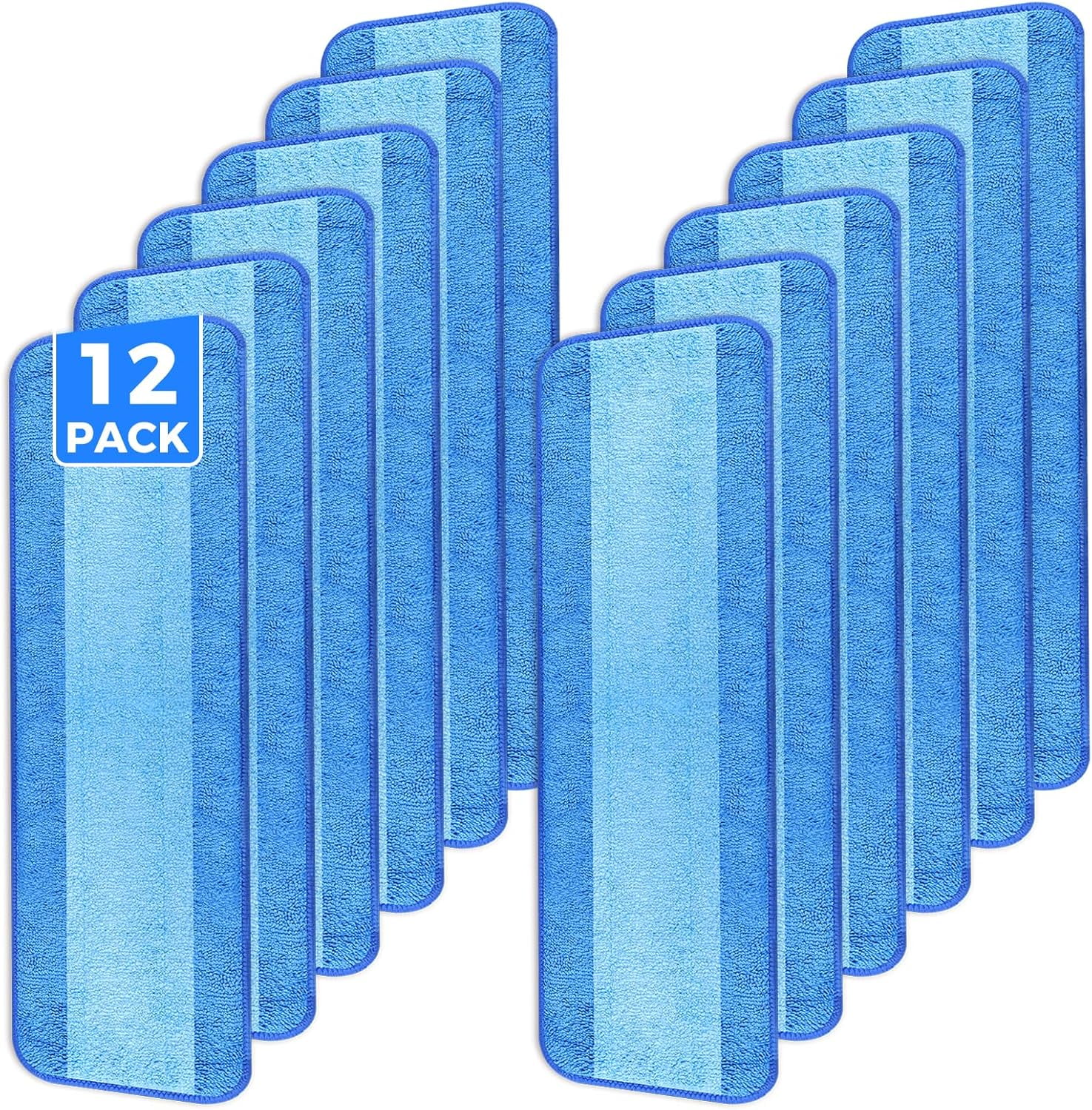 WHJC Mop Refill, Vinyl, White, 4 Count (Pack of 1 WHJC Mop Refill, Vinyl, White, 4 Count (Pack of 1