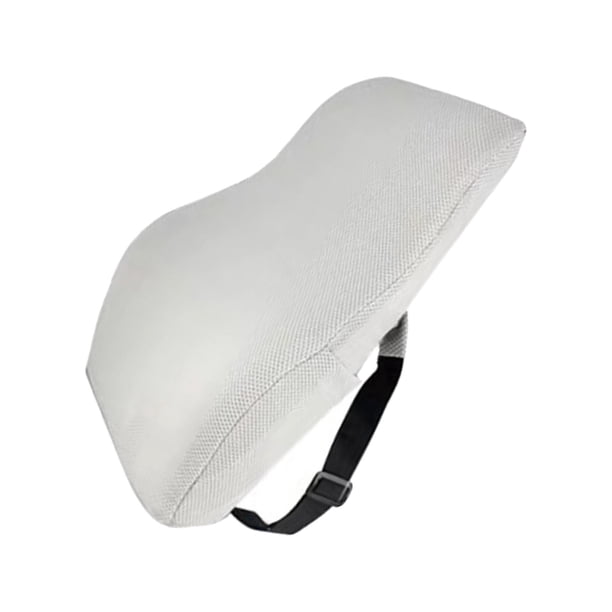 Soporte para la espalda del óvil Espuma viscoelástica Ajuste de cuadrícula de gris Baoblaze Soporte lumbar para la espalda