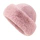 thumbnail image 1 of Gorro ruso para mujer, estilo pescador, de felpa, para invierno, para moto y nieve. Rosa, 1 of 6