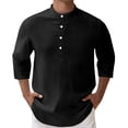 thumbnail image 1 of Polo clásico para hombre, diseño clásico, manga corta, cómodo, poliéster y spandex, camisa informal de negocios con cuello polo, tallas S-XXXL., 1 of 8