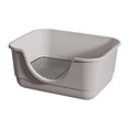 thumbnail image 3 of Bandeja de arena para perros, valla elevada, bandeja de entrenamiento para ir al baño portátil, bandeja de entrenamiento para ir al baño para otras gris, 3 of 8
