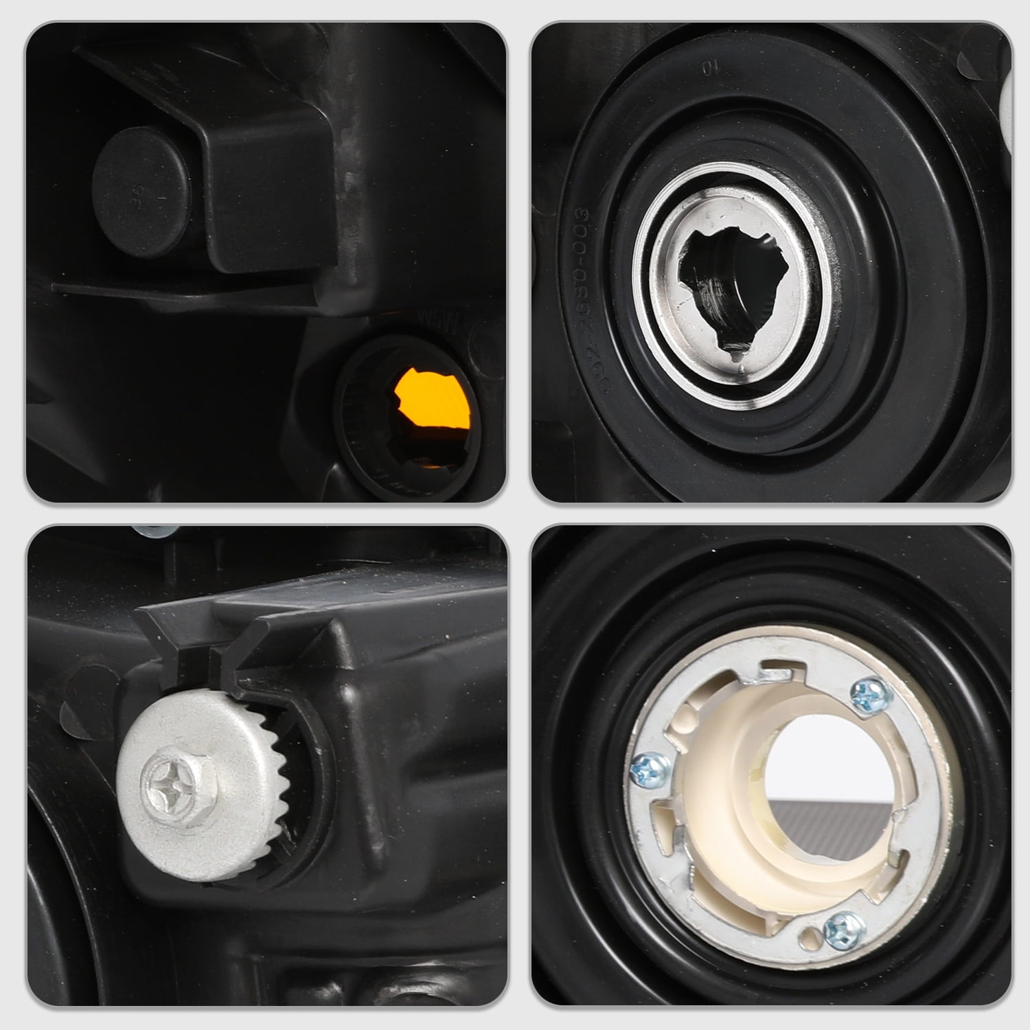 For 2015 2016 2017 Toyota Camry Projector Headlights Assembly Pair