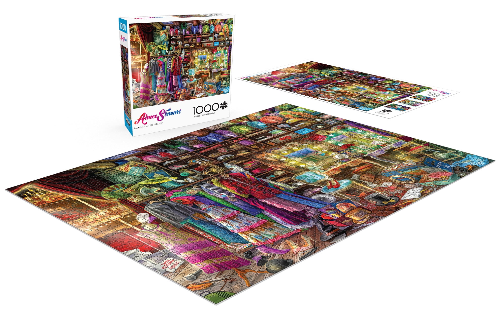 Buffalo Games 1000-Piece Aimee Stewart Backstage at the Theater Jigsaw Puzzle
