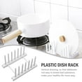 thumbnail image 4 of MasteelfCA 2pcs Dish Drying Rack Plate Rack Dish Drainer Cutlery Rack Kitchen Accessory, 4 of 8
