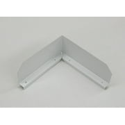 Bent (Inside Corner) Gutter Valley Splash Guards - 12 ct HIGH GLOSS WHITE